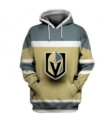 Men Vegas Golden Knights Gold All Stitched Hooded Sweatshirt Men Vegas Golden Knights Gold All Stitched Hooded Sweatshirt