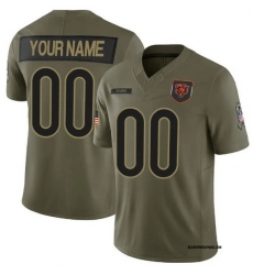 Men Women Youth Toddler All Size Chicago Bears Salute To Service Customized Jersey 013