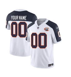 Men Women youth Chicago Bears Active Player Custom 2023 F U S E White Navy Throwback Limited Stitched Football Jersey Men Women youth Chicago Bears Active Player Custom 2023 F U S E White Navy Throwback Limited Stitched Football Jersey