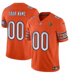 Men Women youth Chicago Bears Active Player Custom Orange 2023 F U S E With John Madden Patch Vapor Limited Stitched Football Jersey Men Women youth Chicago Bears Active Player Custom Orange 2023 F U S E With John Madden Patch Vapor Limited Stitched Football Jersey