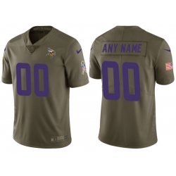 Men Women Youth Toddler All Size Minnesota Vikings Customized Jersey 019