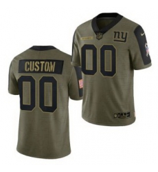 Men Women Youth Toddler New York Giants Custom 2021 Olive Salute To Service Limited Jersey Men Women Youth Toddler New York Giants Custom 2021 Olive Salute To Service Limited Jersey