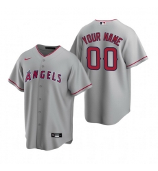 Men Women Youth Toddler All Size Los Angeles Angels Custom Nike Gray Stitched MLB Cool Base Road Jersey Men Women Youth Toddler All Size Los Angeles Angels Custom Nike Gray Stitched MLB Cool Base Road Jersey