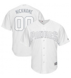 Men Women Youth Toddler All Size San Diego Padres Majestic 2019 Players Weekend Cool Base Roster Custom White Jersey Men Women Youth Toddler All Size San Diego Padres Majestic 2019 Players Weekend Cool Base Roster Custom White Jersey