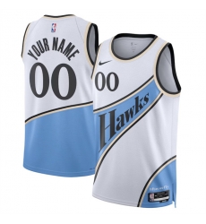 Men Atlanta Hawks Active Player Custom White 2024 25 City Edition Stitched Jersey Men Atlanta Hawks Active Player Custom White 2024 25 City Edition Stitched Jersey