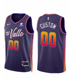 Men Women youth Phoenix Suns Active Player Custom Purple 2023 24 City Edition Stitched Basketball Jersey Men Women youth Phoenix Suns Active Player Custom Purple 2023 24 City Edition Stitched Basketball Jersey
