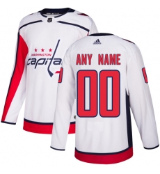 Men Women Youth Toddler Youth White Jersey - Customized Adidas Washington Capitals Away Men Women Youth Toddler Youth White Jersey - Customized Adidas Washington Capitals Away