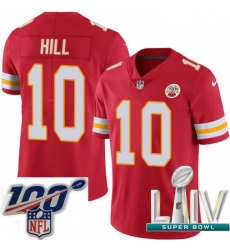2020 Super Bowl LIV Men Nike Kansas City Chiefs #10 Tyreek Hill Red Team Color Vapor Untouchable Limited Player NFL Jersey 2020 Super Bowl LIV Men Nike Kansas City Chiefs #10 Tyreek Hill Red Team Color Vapor Untouchable Limited Player NFL Jersey