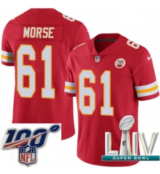 2020 Super Bowl LIV Men Nike Kansas City Chiefs #61 Mitch Morse Red Team Color Vapor Untouchable Limited Player NFL Jersey 2020 Super Bowl LIV Men Nike Kansas City Chiefs #61 Mitch Morse Red Team Color Vapor Untouchable Limited Player NFL Jersey