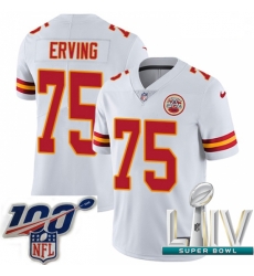 2020 Super Bowl LIV Men Nike Kansas City Chiefs #75 Cameron Erving White Vapor Untouchable Limited Player NFL Jersey 2020 Super Bowl LIV Men Nike Kansas City Chiefs #75 Cameron Erving White Vapor Untouchable Limited Player NFL Jersey