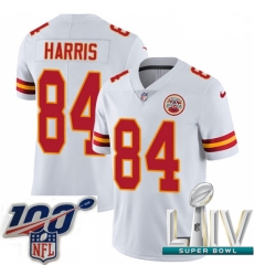 2020 Super Bowl LIV Men Nike Kansas City Chiefs #84 Demetrius Harris White Vapor Untouchable Limited Player NFL Jersey 2020 Super Bowl LIV Men Nike Kansas City Chiefs #84 Demetrius Harris White Vapor Untouchable Limited Player NFL Jersey
