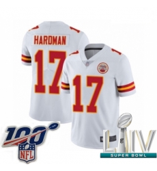 2020 Super Bowl LIV Youth Kansas City Chiefs #17 Mecole Hardman White Vapor Untouchable Limited Player Football Jersey 2020 Super Bowl LIV Youth Kansas City Chiefs #17 Mecole Hardman White Vapor Untouchable Limited Player Football Jersey