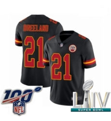 2020 Super Bowl LIV Youth Kansas City Chiefs #21 Bashaud Breeland Limited Black Rush Vapor Untouchable Football Jersey 2020 Super Bowl LIV Youth Kansas City Chiefs #21 Bashaud Breeland Limited Black Rush Vapor Untouchable Football Jersey