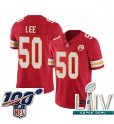 2020 Super Bowl LIV Youth Kansas City Chiefs #50 Darron Lee Red Team Color Vapor Untouchable Limited Player Football Jersey 2020 Super Bowl LIV Youth Kansas City Chiefs #50 Darron Lee Red Team Color Vapor Untouchable Limited Player Football Jersey