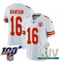 2020 Super Bowl LIV Youth Nike Kansas City Chiefs #16 Len Dawson White Vapor Untouchable Limited Player NFL Jersey 2020 Super Bowl LIV Youth Nike Kansas City Chiefs #16 Len Dawson White Vapor Untouchable Limited Player NFL Jersey