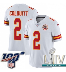 2020 Super Bowl LIV Youth Nike Kansas City Chiefs #2 Dustin Colquitt White Vapor Untouchable Limited Player NFL Jersey 2020 Super Bowl LIV Youth Nike Kansas City Chiefs #2 Dustin Colquitt White Vapor Untouchable Limited Player NFL Jersey