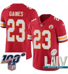 2020 Super Bowl LIV Youth Nike Kansas City Chiefs #23 Phillip Gaines Red Team Color Vapor Untouchable Limited Player NFL Jersey 2020 Super Bowl LIV Youth Nike Kansas City Chiefs #23 Phillip Gaines Red Team Color Vapor Untouchable Limited Player NFL Jersey