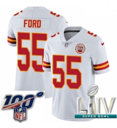 2020 Super Bowl LIV Youth Nike Kansas City Chiefs #55 Dee Ford White Vapor Untouchable Limited Player NFL Jersey 2020 Super Bowl LIV Youth Nike Kansas City Chiefs #55 Dee Ford White Vapor Untouchable Limited Player NFL Jersey