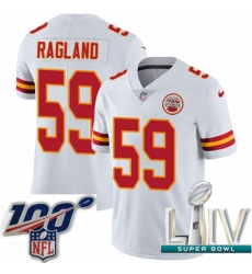 2020 Super Bowl LIV Youth Nike Kansas City Chiefs #59 Reggie Ragland White Vapor Untouchable Limited Player NFL Jersey 2020 Super Bowl LIV Youth Nike Kansas City Chiefs #59 Reggie Ragland White Vapor Untouchable Limited Player NFL Jersey
