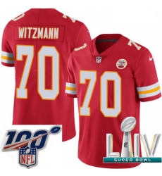 2020 Super Bowl LIV Youth Nike Kansas City Chiefs #70 Bryan Witzmann Red Team Color Vapor Untouchable Limited Player NFL Jersey 2020 Super Bowl LIV Youth Nike Kansas City Chiefs #70 Bryan Witzmann Red Team Color Vapor Untouchable Limited Player NFL Jersey