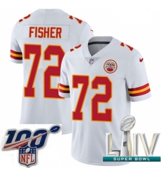 2020 Super Bowl LIV Youth Nike Kansas City Chiefs #72 Eric Fisher White Vapor Untouchable Limited Player NFL Jersey 2020 Super Bowl LIV Youth Nike Kansas City Chiefs #72 Eric Fisher White Vapor Untouchable Limited Player NFL Jersey