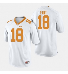 Men Tennessee Volunteers Princeton Fant College Football White Jersey Men Tennessee Volunteers Princeton Fant College Football White Jersey