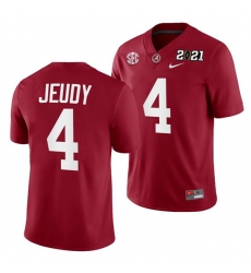 Alabama Crimson Tide Jerry Jeudy Crimson 2021 Rose Bowl Champions College Football Playoff College Football Playoff Jersey Alabama Crimson Tide Jerry Jeudy Crimson 2021 Rose Bowl Champions College Football Playoff College Football Playoff Jersey