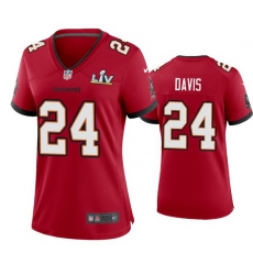 Women Carlton Davis Buccaneers Red Super Bowl Lv Game Jersey Women Carlton Davis Buccaneers Red Super Bowl Lv Game Jersey