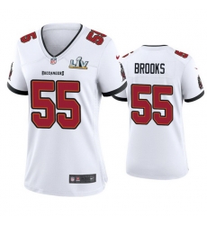 Women Derrick Brooks Buccaneers White Super Bowl Lv Game Jersey Women Derrick Brooks Buccaneers White Super Bowl Lv Game Jersey