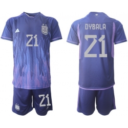 Men FIFA 2022 Argentina Soccer Jersey 004