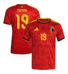 Men 19Malick Fofana Belgium Jersey   3