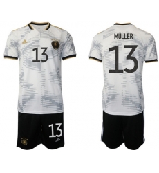 GERMANY 2022 World Cup Soccer Jersey #13 MULLER GERMANY 2022 World Cup Soccer Jersey #13 MULLER
