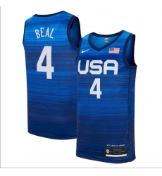 Men's USA Team Bradley Beal Away Blue 2021 Tokyo Olympics Jersey II Men's USA Team Bradley Beal Away Blue 2021 Tokyo Olympics Jersey II