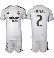 Men Real Madrid 2026 Soccer Jerseys White #2 CARVAJAL