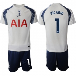 Men Tottenham Hotspur 2026 Soccer Jerseys White #1 VICARIO