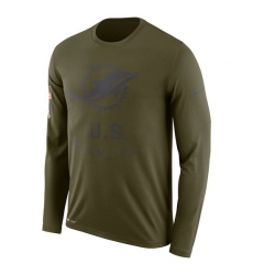 Miami Dolphins Men Long T Shirt 007 Miami Dolphins Men Long T Shirt 007