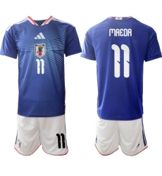Japan 2026 FIFA World Cup Soccer Jersey Blue #11 MAEDA