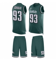 Men's Nike Philadelphia Eagles #93 Timmy Jernigan Limited Midnight Green Tank Top Suit NFL Jersey Men's Nike Philadelphia Eagles #93 Timmy Jernigan Limited Midnight Green Tank Top Suit NFL Jersey
