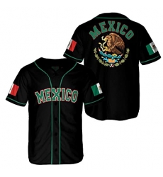 Men 21 Centimeters Eagle Mexico Baseball Jersey