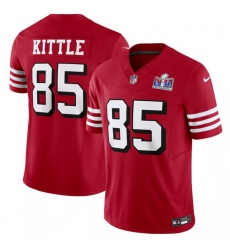 Youth San Francisco 49ers 85 George Kittle New Red 2023 F U S E Vapor Untouchable Limited Stitched Football 2024 Super Bowl LVIII Jersey Youth San Francisco 49ers 85 George Kittle New Red 2023 F U S E Vapor Untouchable Limited Stitched Football 2024 Super Bowl LVIII Jersey