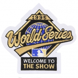 1995 MLB World Series Logo Jersey Patch Atlanta Braves Cleveland Indians