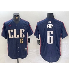 Men Cleveland Guardians 6 David Fry Navy 2024 City Connect Limited Stitched Baseball Jersey 1 Men Cleveland Guardians 6 David Fry Navy 2024 City Connect Limited Stitched Baseball Jersey 1