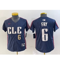 Youth Cleveland Guardians 6 David Fry Navy 2024 City Connect Limited Stitched jerseys 2 Youth Cleveland Guardians 6 David Fry Navy 2024 City Connect Limited Stitched jerseys 2