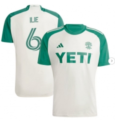 Mens Austin FC Ilie Sanchez adidas Tan 2024 The Armadillo Kit Replica Player Jersey