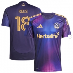 Mens LA Galaxy Marco Reus adidas Navy 2025 RIZON Replica Player Jersey