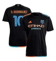 Men New York City FC Santiago Rodriguez 2024 25 Away Replica Black Men New York City FC Santiago Rodriguez 2024 25 Away Replica Black