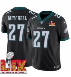 Youth Philadelphia Eagles Quinyon Mitchell #27 Black 2024 2025 Super Bowl LIX F U S E Stitched NFL Jersey Youth Philadelphia Eagles Quinyon Mitchell #27 Black 2024 2025 Super Bowl LIX F U S E Stitched NFL Jersey
