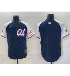 Men American League Oakland Athletics Blank Navy Alternate 2025 All Star Edition Limited Stitched Baseball Jersey