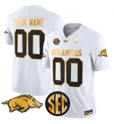 Men Women Youth Arkansas Razorbacks Vapor Limited Custom Jersey All Stitched Crimson Aternate