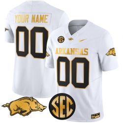 Men Women Youth Arkansas Razorbacks Vapor Limited Custom Jersey All Stitched Crimson Aternate
